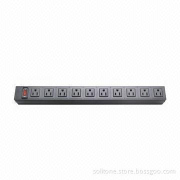 USA Plug Socket 18-Way 15A PDU